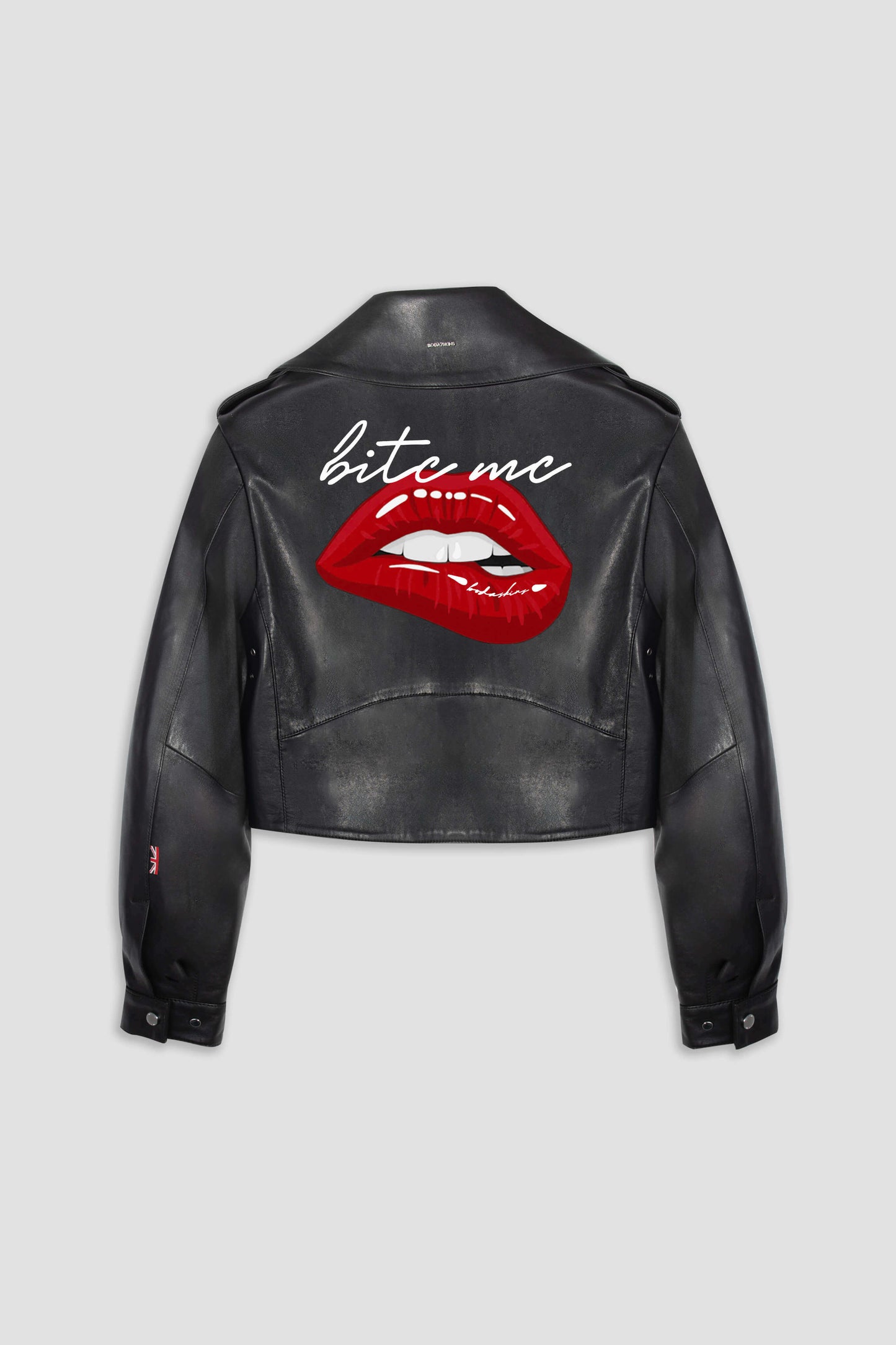 Cropped Blouson Black: Bite Me